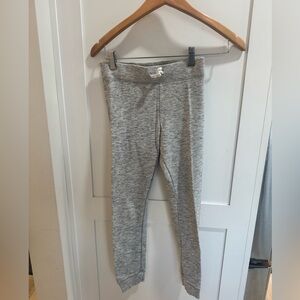 abercrombie kids Heather Gray Jogger Sweatpants with sequin details